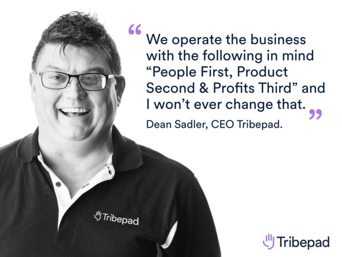 Tribepad CEO Dean Sadler message